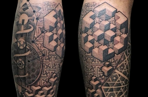dotted work sleeve